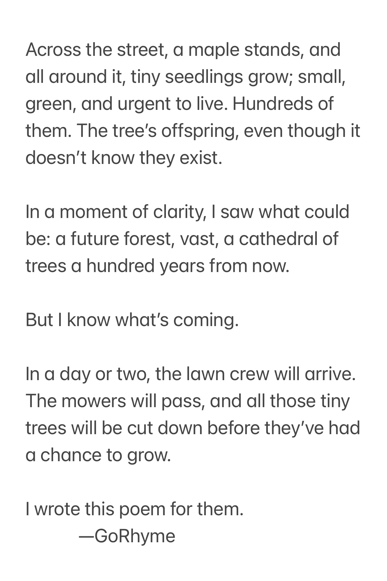 Poetry by Kelly Gray